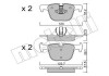 Тормозные колодки (задние) BMW 3 (F30/F31/F34/F80)/4 (F32/F36/F82) 11- METELLI 22-0963-0 (фото 1)