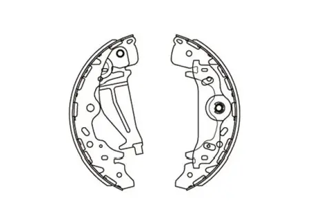 HYUNDAI Колодки барабанные задн.H-1,Kia Carnival 99- KAVO PARTS KBS-3405