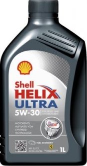 Моторное масло Helix Ultra 5W-30 синтетическое 1 л SHELL 550046267 (фото 1)