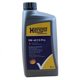 Олива моторна Oil 5W-40 C3 Pro -(1L) HENGST 547800000 (фото 1)