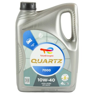 Олива моторна QUARTZ 7000 SN (SL/CF) 10W-40 4 л TOTAL 214107