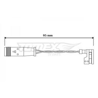 Датчик износа тормозных колодок TOMEX 30-66