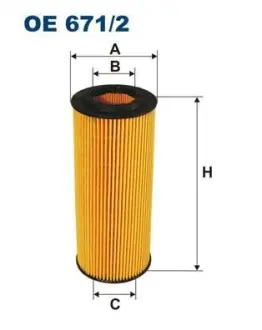 Фільтр оливи FILTRON OE6712 (фото 1)