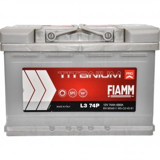 Акумулятор 6 CT-74-R Titanium Pro FIAMM 7905154