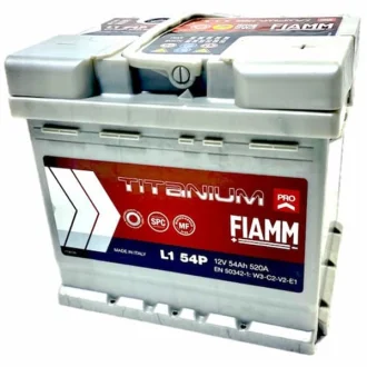 Автомобильный аккумулятор Titanium PRO 54Ah 520A R+ FIAMM 7905145