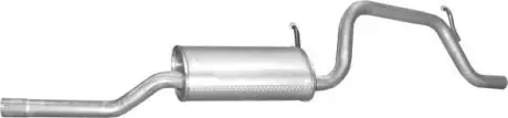 Глушник (Opel Agila А) 1.2i -16V 00-08 POLMO POLMOSTROW 17.604