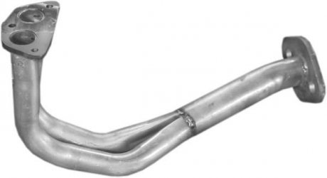 Глушитель, алюм. сталь, передн. часть Mazda 626 1,8-8V, 1,8-12V 87-91 POLMOSTROW 12.174 (фото 1)