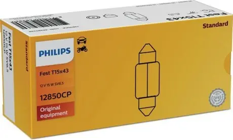 Автолампа 15W PS PHILIPS 12850 CP