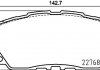 Колодки гальмівні дискові комплект; передн. / Camry 17>, RAV 4 18> PAGID HELLA 8DB 355 036-511 (фото 1)