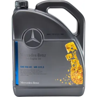 Моторное масло MB 229.3 5W-40 синтетическое 5 л MERCEDES-BENZ A000989850613