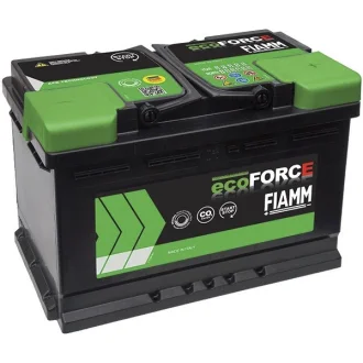 Автомобильный аккумулятор ecoFORCE EFB Start&Stop 80Ah 740A R+ FIAMM 7906196