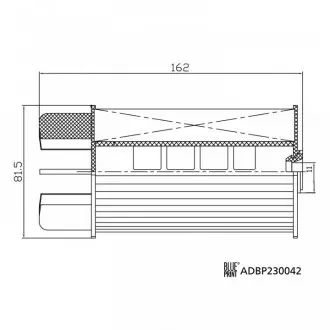 Фільтр паливний в зборі BLUE PRINT ADBP230042