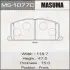 Колодка гальмівна MASUMA MS1077 (фото 1)