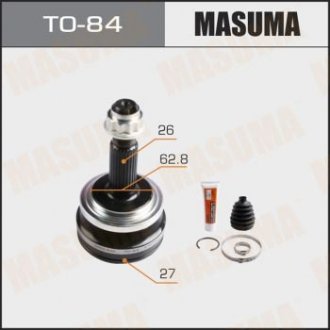 ШРУС зовнішній Toyota RAV 4 (05-12) (нар:26/вн:27) MASUMA TO84 (фото 1)