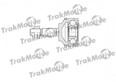 RENAULT Шрус наружный к-кт 32/23 зуб. KANGOO 1.5 dCi 05- TRAKMOTIVE 40-0661