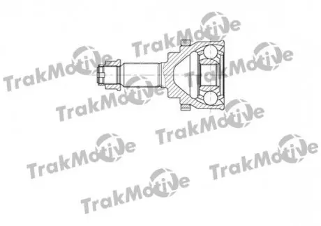 SUZUKI Шрус внешний с ABS к-кт 25/29 зуб. LIANA 1.3 02- TRAKMOTIVE 40-0614