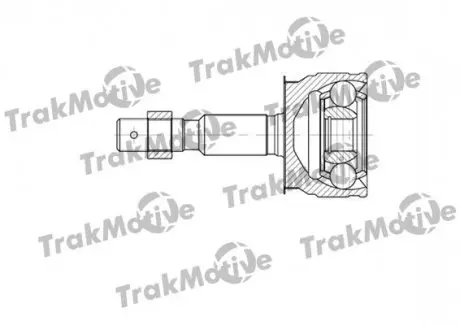 NISSAN ШРУС к-кт внешн. 29/36 зуб. Navara 2.5dCi 05- TRAKMOTIVE 40-0696