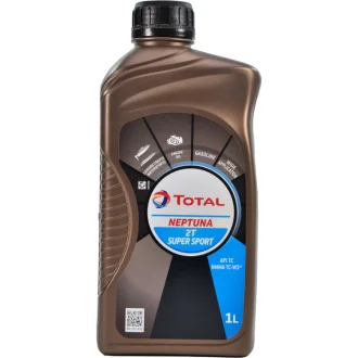 Моторное масло 2T Neptuna Super Sport минеральное 1 л TOTAL NEPT 2T SS 1L