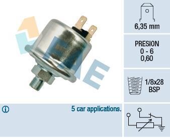Датчик тиску мастила FAE 14940