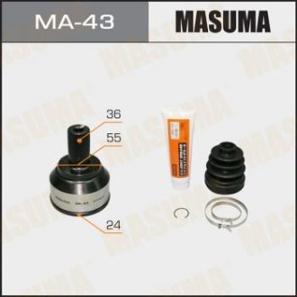 ШРУС наружный Mazda 3 (03-06) (нар 36/вн 24) MASUMA MA43 (фото 1)