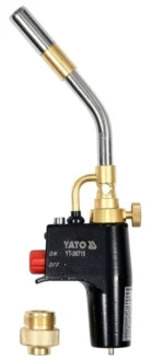 Газовая горелка с пьезозапалом 2 кВт 2800°С YATO YT36715