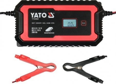 Зарядний пристрій для акумулятора YATO YT-83002