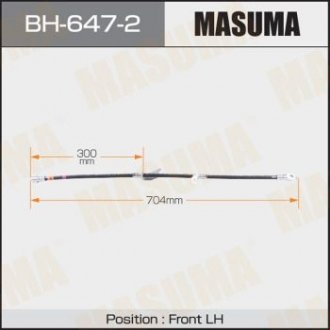 Шланг гальмівний MASUMA BH6472 (фото 1)