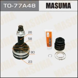 ШРУС зовнішній Toyota Prius (-09) (нар:26/вн:23) MASUMA TO77A48