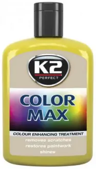Поліроль з воском 200мл color max yellow K2 K020ZO