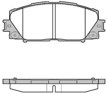 Колодки тормозные дисковые передние Lexus Ct (zwa10_) 1.8 10-,Toyota Prius 1.8 0 WOKING P13243.10