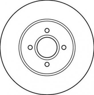 Гальмівний диск JURID 562206JC (фото 1)