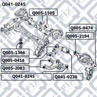 Опора кульова Q-FIX Q041-0245