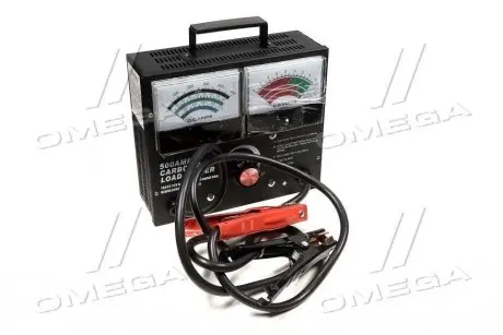 Тестер аккум. батарей <500Amp (навантажувальна вилка) <ДК> Дорожня карта DK DK24-2050