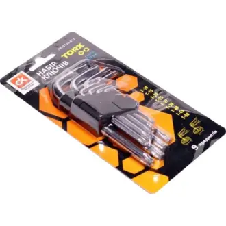 Набор ключей TORX Дорожная Карта T10-T50 9 шт DK DK-ST34-913