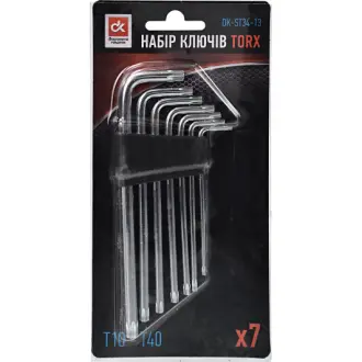 Набор ключей TORX Дорожная Карта T10-T40 7 шт DK DK-ST34-13