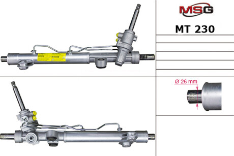 Рейка с Г/У MITSUBISHI Galant 03- MSG MT230