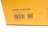 Комплект ременя генератора BMW 5 (G30/F90)/7 (G11/G12) 3.0 d (B57) 15-20 (6PK1153) CONTINENTAL CONTITECH 6PK1153K5 (фото 9)