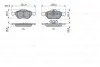 Тормозные колодки, дисковые. BOSCH 0 986 424 034 (фото 1)