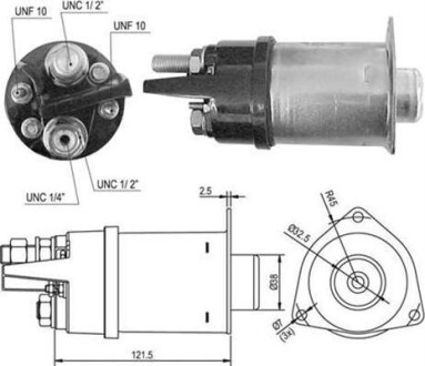 Соленоид стартера MAGNETI MARELLI 940113050426