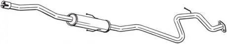 Центр. глушник,випускна сист. BOSAL 290-131