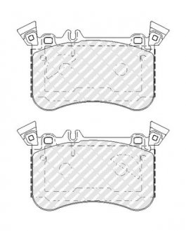 Гальмівні колодки, дискові FERODO FDB5109