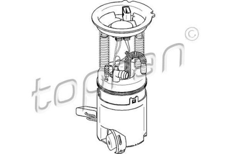 Електричний паливний насос TOPRAN 401 637