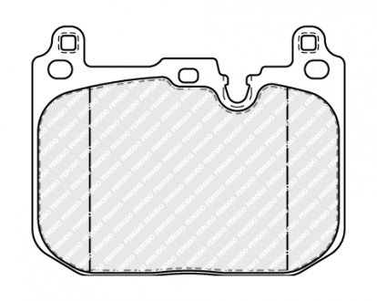 Тормозные колодки, дисковые. FERODO FDB5112