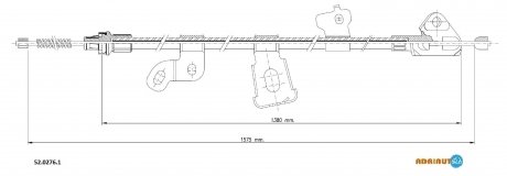 Трос зупиночних гальм ADRIAUTO 52.0276.1