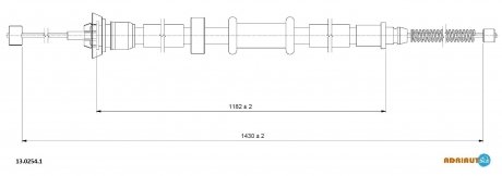 Трос зупиночних гальм ADRIAUTO 1302541