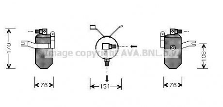 Осушувач,кондиціонер AVA CND184 (фото 1)