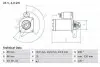 Стартер BOSCH 0 986 020 170 (фото 1)