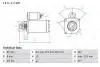 Стартер BOSCH 0 986 022 061 (фото 1)