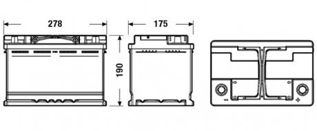 Акумулятор EXIDE EZ600