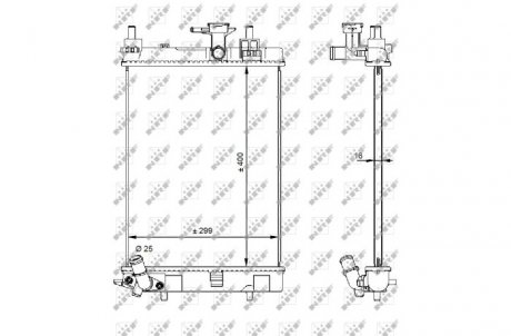 Радиатор NRF 59207